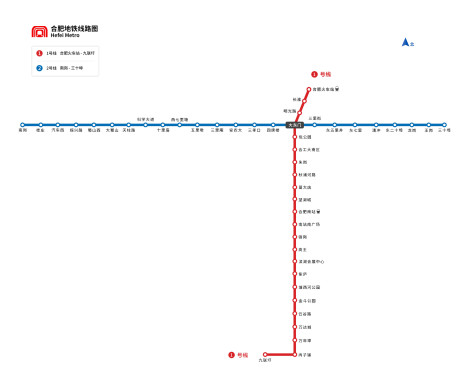 合肥地铁线路图