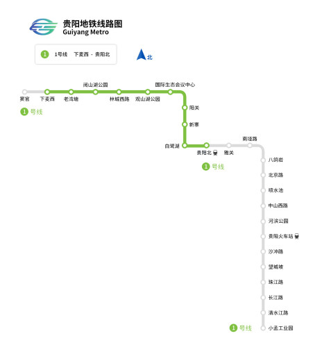 贵阳地铁线路图