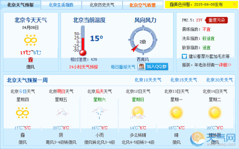 冷空气东移南下 北京最高气温重回20℃