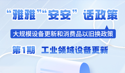 ​“雅雅”“安安”话政策丨工业领域设备更新