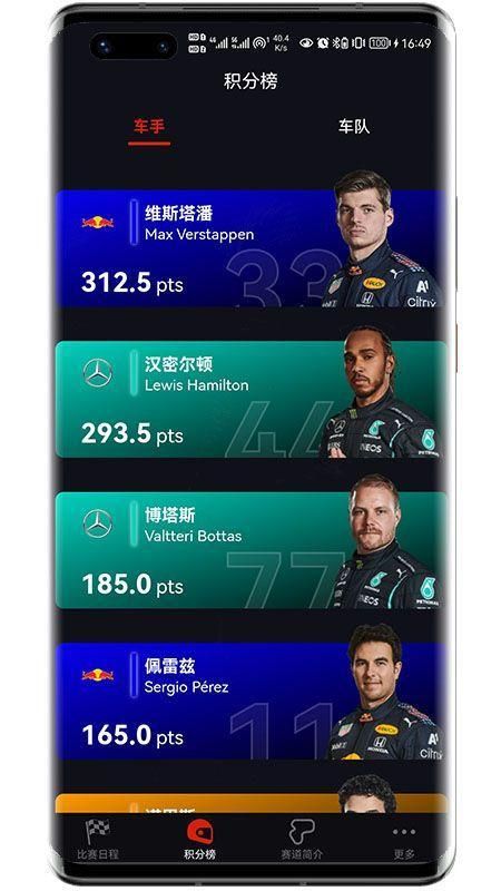 F1赛程截图(2)