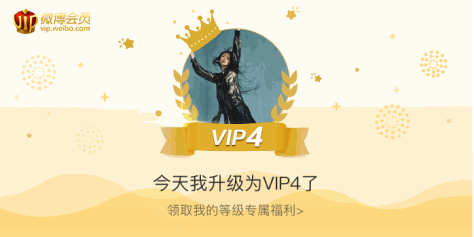 今天我升级为VIP4了