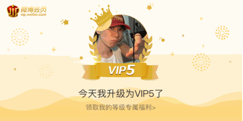 今天我升级为VIP5了