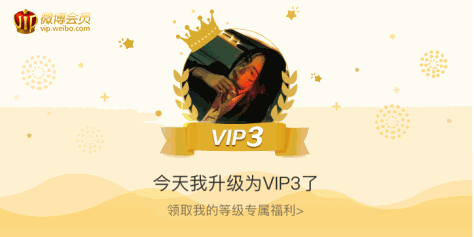 今天我升级为VIP3了