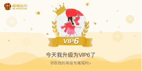 今天我升级为VIP6了