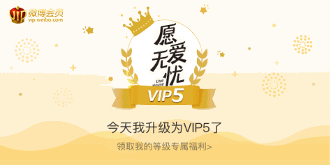 今天我升级为VIP5了
