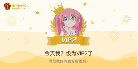 今天我升级为VIP2了