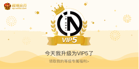 今天我升级为VIP5了