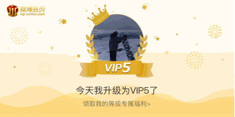 今天我升级为VIP5了