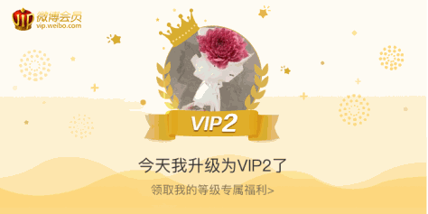 今天我升级为VIP2了