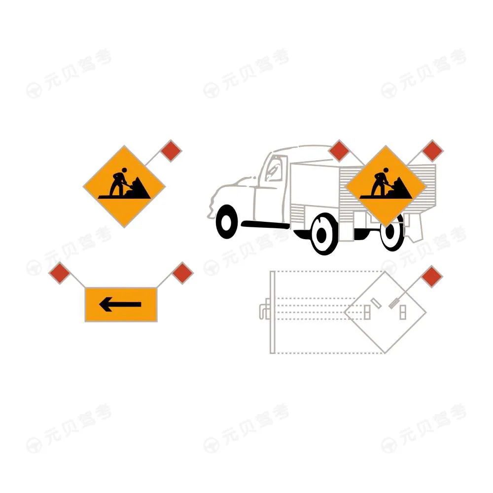 移动性施工标志