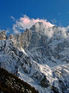 洁白雪山风光高清图片壁纸