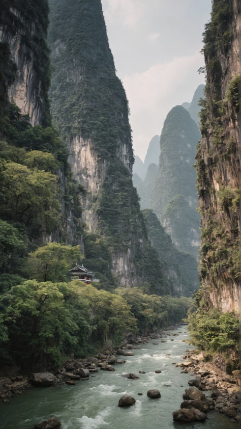 优美秀丽的山水高清壁纸