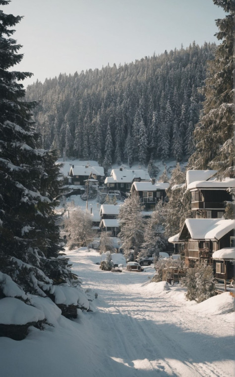 领略雪乡林海的绝美冬季风景壁纸