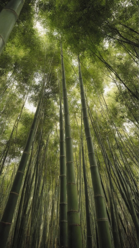 绝美的竹海风景壁纸