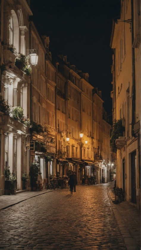 欧洲城市夜景情调绝美风景壁纸