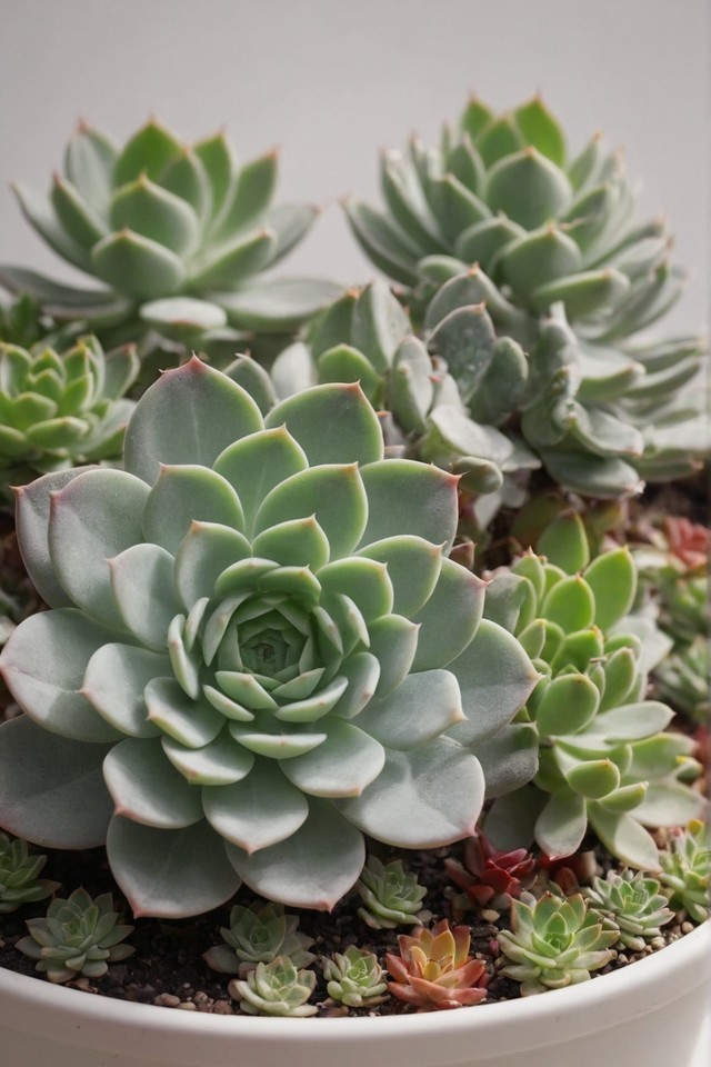 清新绿植多肉植物局部特写背景图片壁纸2