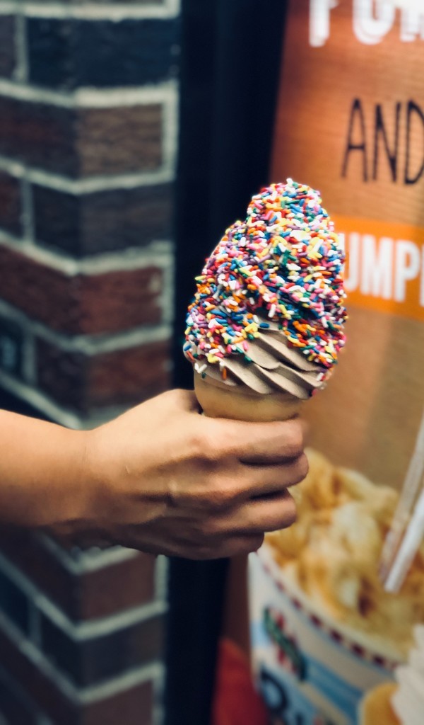 甜筒冰淇淋高清手机图片壁纸