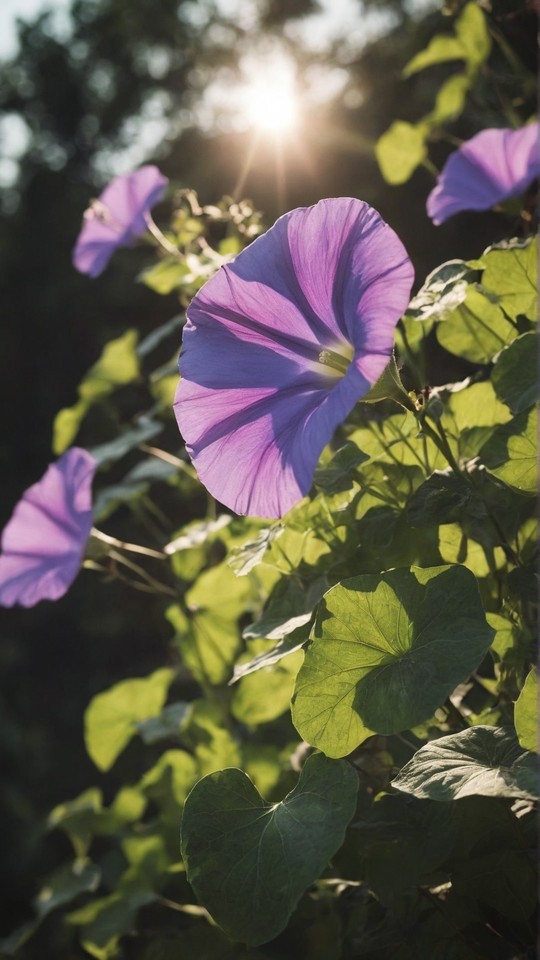 唯美护眼花卉牵牛花高清图片壁纸