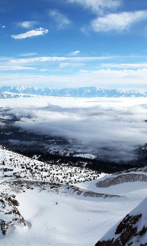 好看的冬季雪景冰雪天地风景图片桌面壁纸