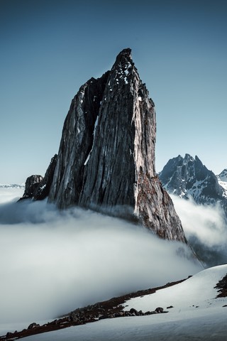 超唯美的雪山风景图片壁纸