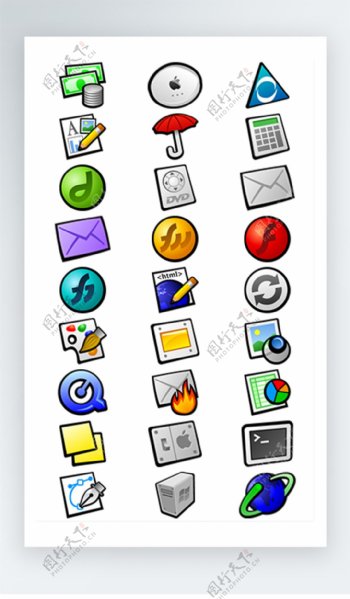 软件工具图标彩色写实图标素材png