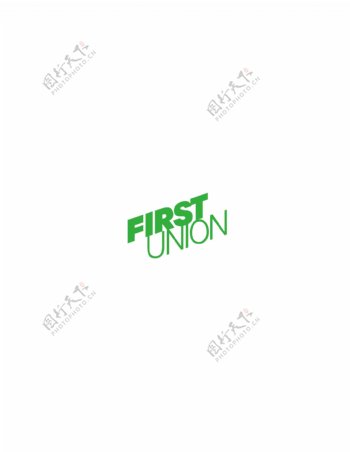 FirstUnionlogo设计欣赏IT企业标志FirstUnion下载标志设计欣赏