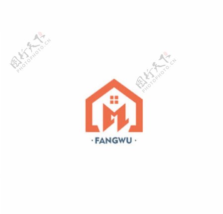 房屋logo房子地产中介图片