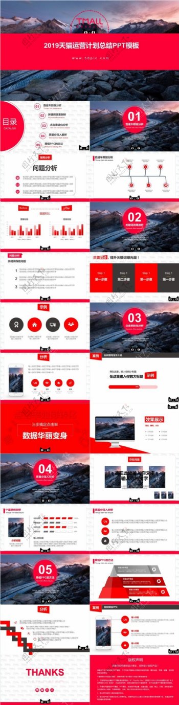 2019天猫电商运营计划总结PPT模板