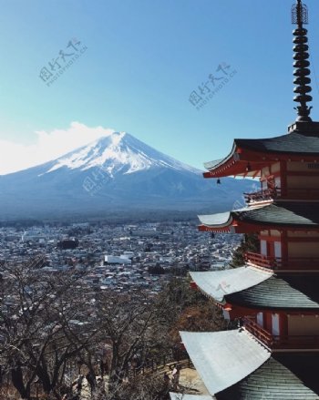 日本富士山图片