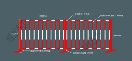 户外围栏标识牌