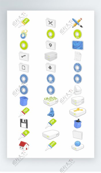 电子设备图标彩色写实图标素材png
