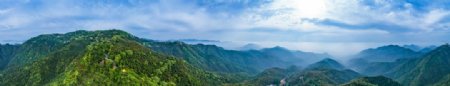 莫干山顶峰全景自然风景图片