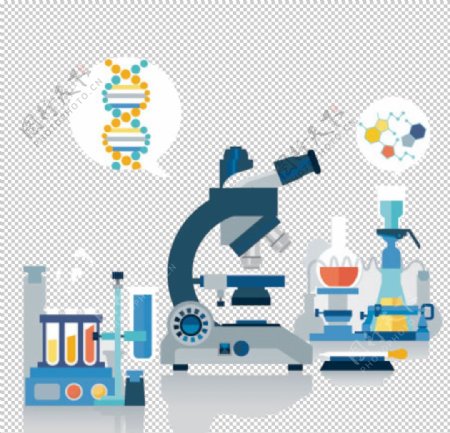 科学化学实验器材PNG图片