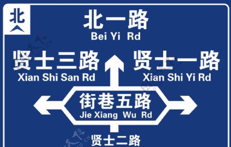 指路牌图片