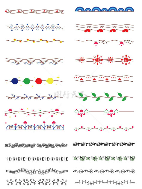线条花纹素材