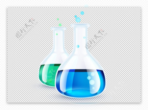 圆底烧瓶化学实验器材PNG图片