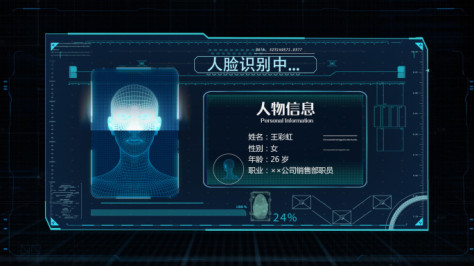 【原创】科技人脸识别系统