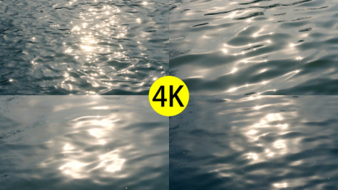 水面波光粼粼4K超清晰