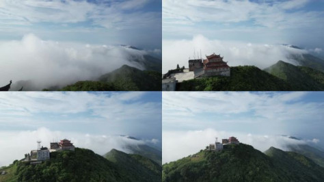 航拍邻水县高登山