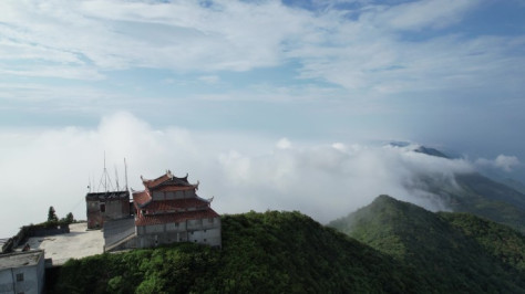 航拍邻水县高登山