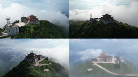 航拍邻水县高登山