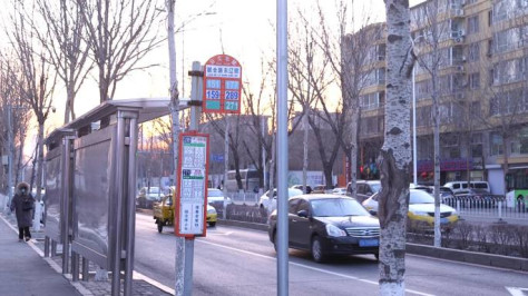 沈阳城市街道街景实拍