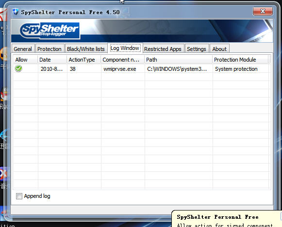 反键盘记录系统(SpyShelter Personal Free) 8.6 免费版