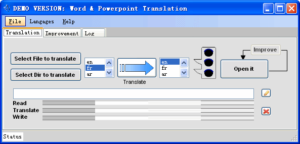 DocTranslate(翻译Doc和Ppt文档的语言) V1.1.0.2英文绿色版