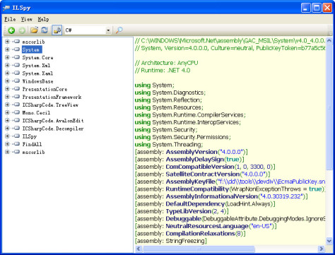 .net程序反编译工具(ILSpy) 2.3.0.0 正式版