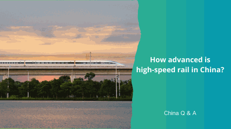 How advanced is high-speed rail in China?