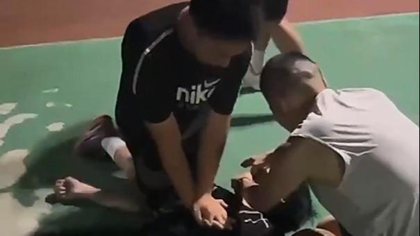 Junior high school student performs CPR on boy suffers sudden cardiac arrest