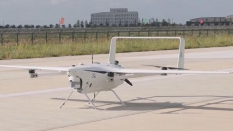 Drone makes island-land delivery in China