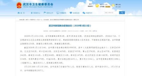 武汉公布4例新增新冠肺炎病例来源